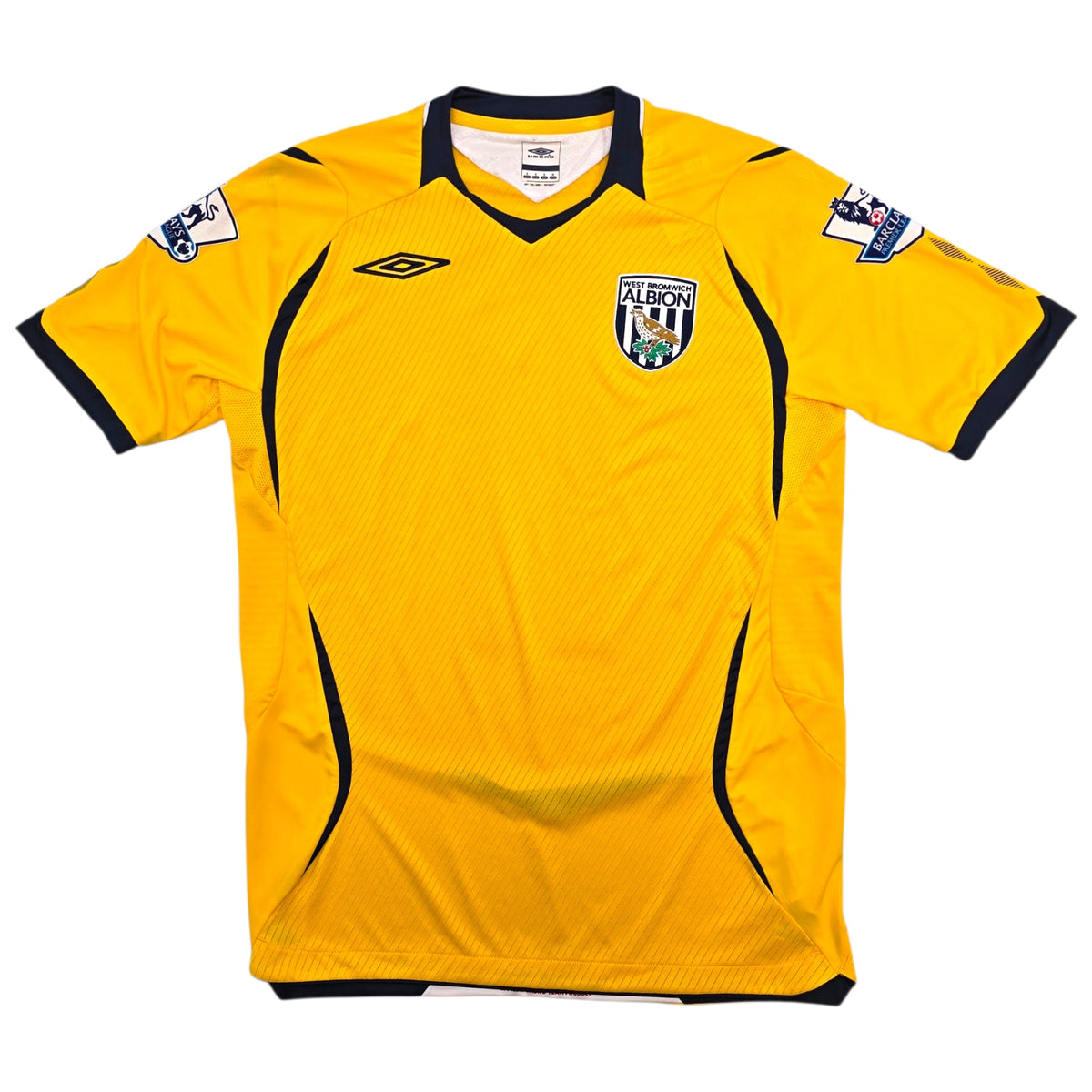 2008/09 West Bromwich Albion Away Football Shirt (S) Umbro 11 Brunt - Football Finery - FF304880