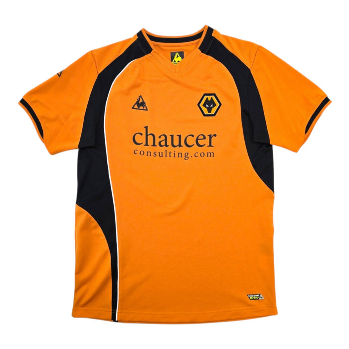 2008/09 Wolverhampton Wanderers Home Football Shirt (M) Le Coq Sportif - Football Finery - FF307587