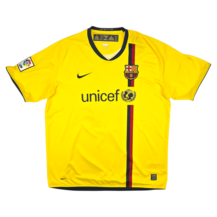 2008/10 Barcelona Away Football Shirt (XL) Nike 10 Messi - Football Finery - FF301094