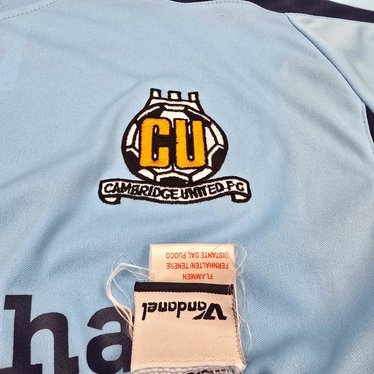 2008/10 Cambridge United Away Football Shirt (M) Vandanel - Football Finery - FF303203