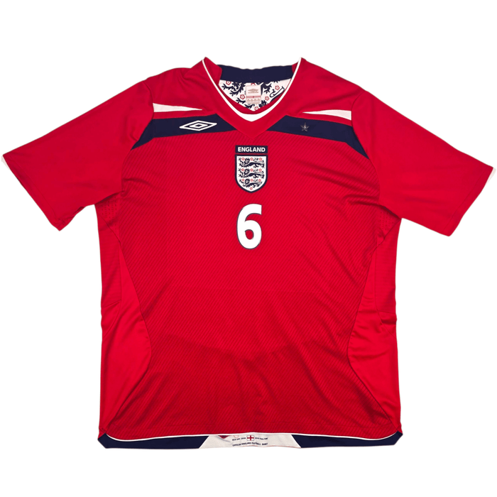 2008/10 England Away Football Shirt (2XL) Umbro 6 Terry - Football Finery - FF302681