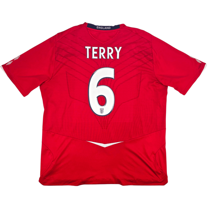 2008/10 England Away Football Shirt (2XL) Umbro 6 Terry - Football Finery - FF302681