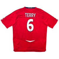 2008/10 England Away Football Shirt (2XL) Umbro 6 Terry - Football Finery - FF304835