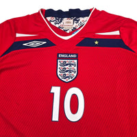 2008/10 England Away Football Shirt (L) Umbro 10 Rooney - Football Finery - FF305841