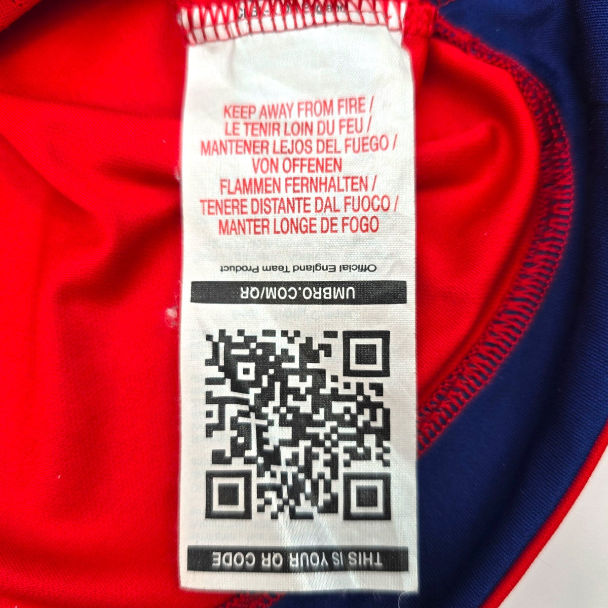 2008/10 England Away Football Shirt (M) Umbro - Football Finery - FF203216