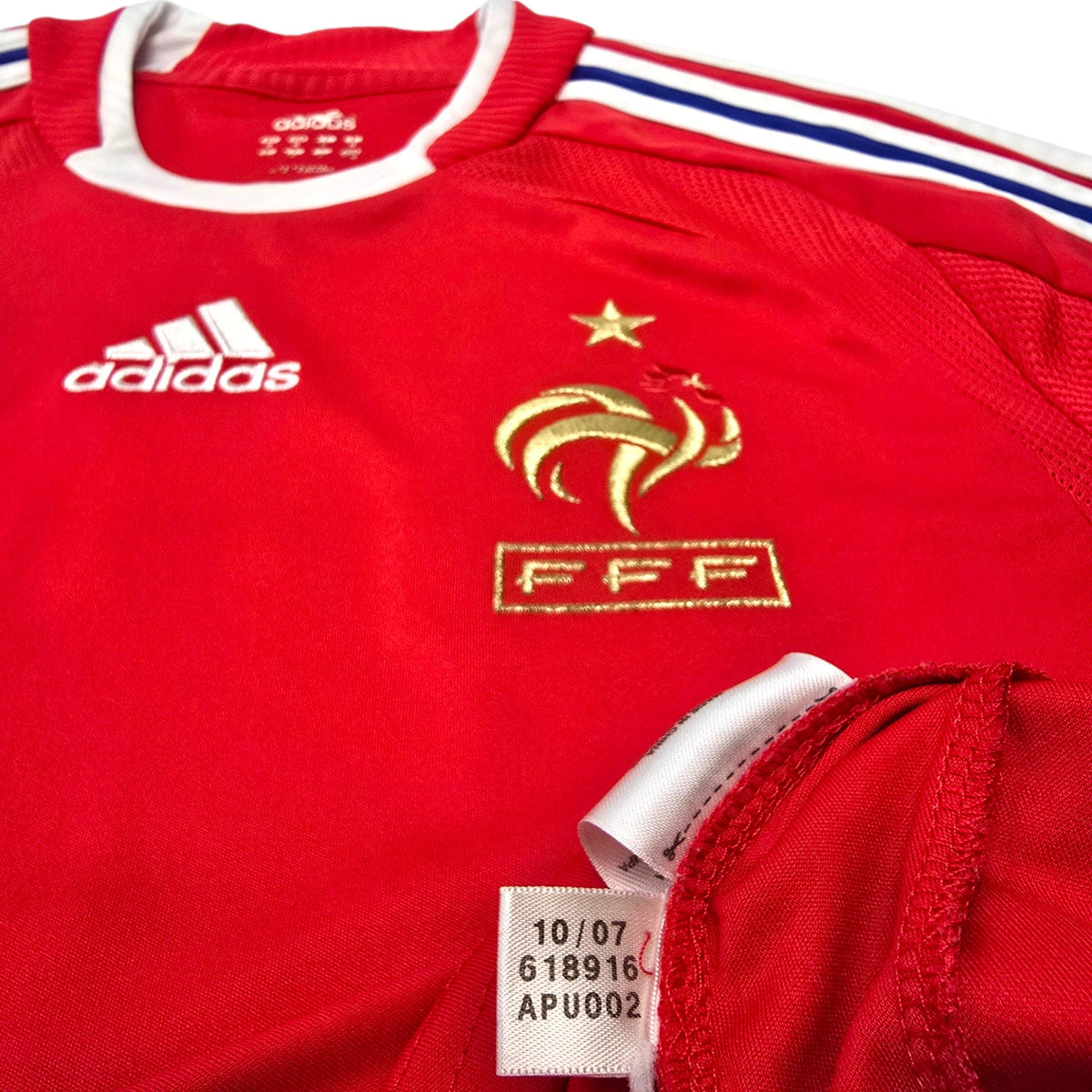 2008/10 France Away Football Shirt (M) Adidas 12 Henry - Football Finery - FF305978A
