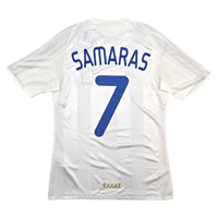 2008/10 Greece Away Football Shirt (M) Adidas 7 Samaras - Football Finery - FF303938