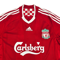 2008/10 Liverpool Home Football Shirt (M) Adidas 15 Benayoun - Football Finery - FF302533