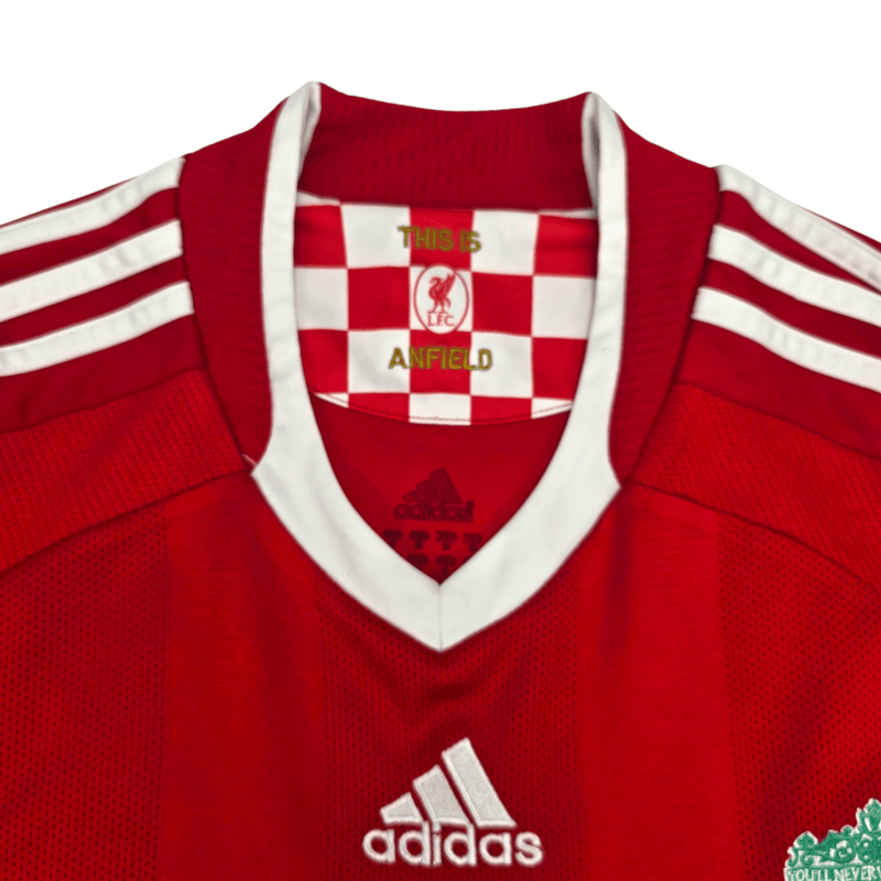 2008/10 Liverpool Home Football Shirt (M) Adidas 15 Benayoun - Football Finery - FF302533