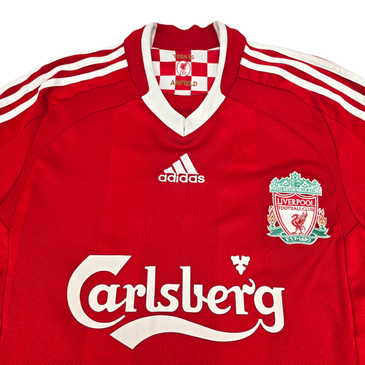 2008/10 Liverpool Home Football Shirt (S) Adidas #9 Torres - Football Finery - FF300827