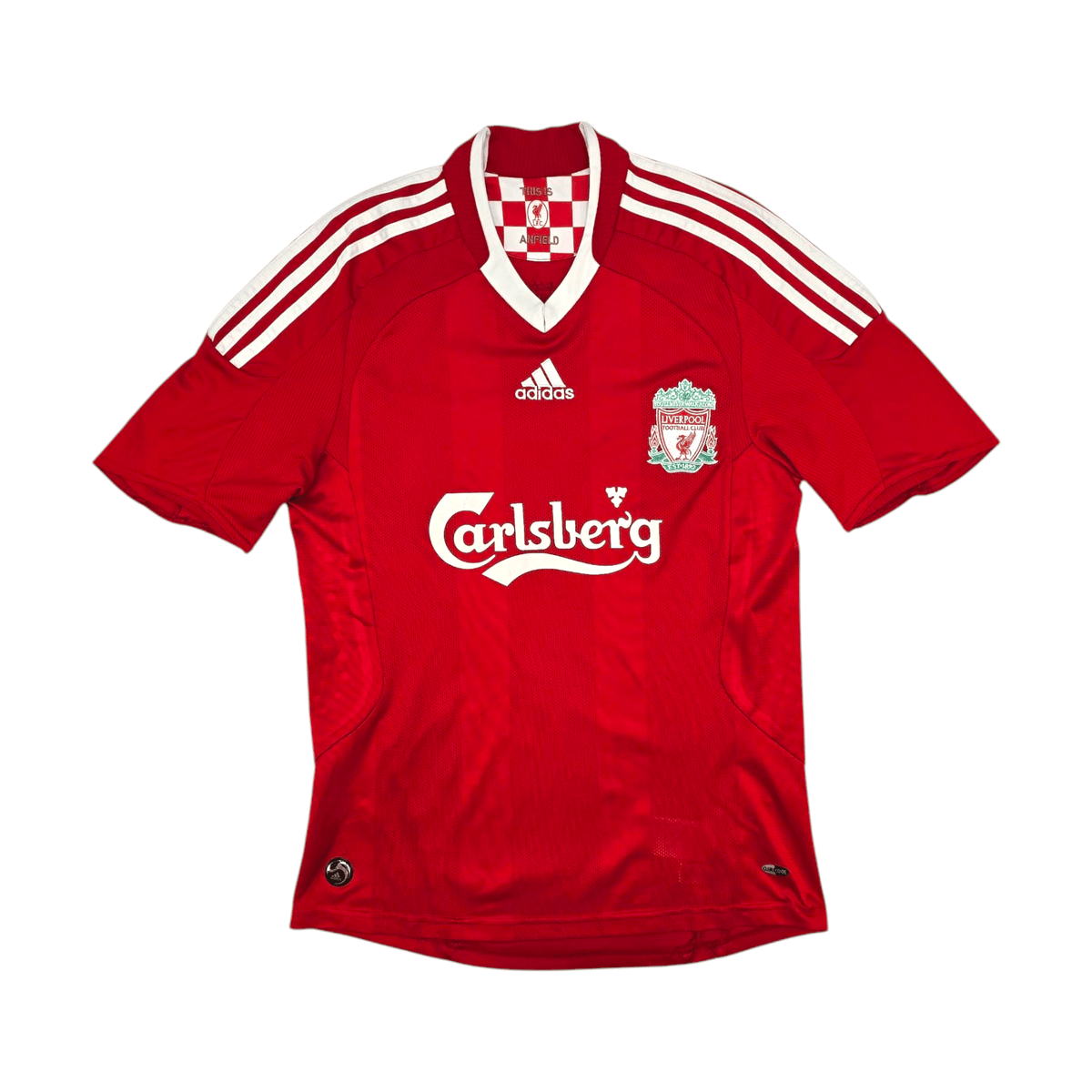 2008/10 Liverpool Home Football Shirt (S) Adidas #9 Torres - Football Finery - FF300827