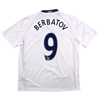 2008/10 Manchester United Away Football Shirt (L) Nike 9 Berbatov - Football Finery - FF303503
