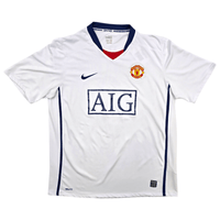 2008/10 Manchester United Away Football Shirt (L) Nike 9 Berbatov - Football Finery - FF303503