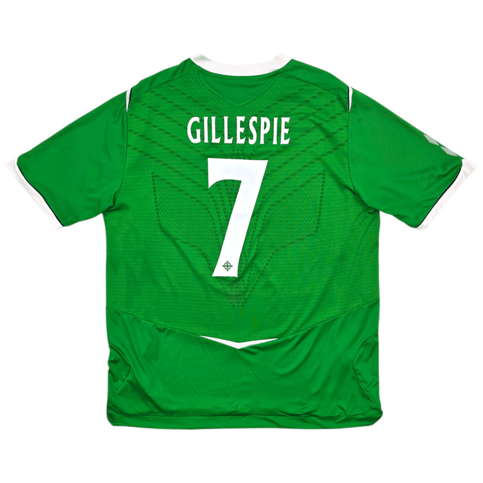 2008/10 Northern Ireland Home Football Shirt (XL) Umbro 7 Gillespie - Football Finery - FF300661