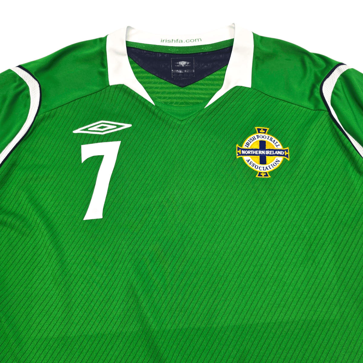 2008/10 Northern Ireland Home Football Shirt (XL) Umbro 7 Gillespie - Football Finery - FF300661