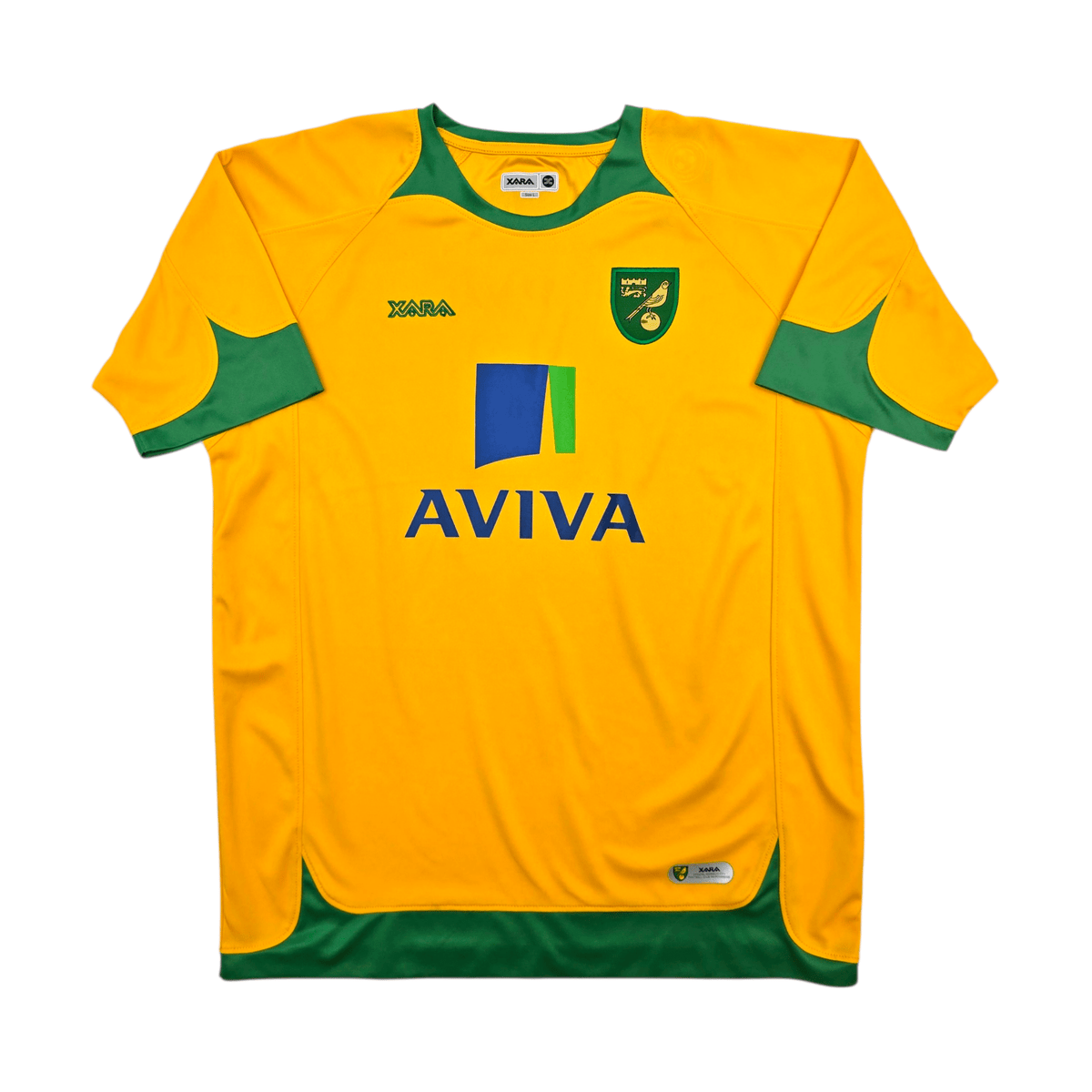 2008/10 Norwich City Home Football Shirt (L) Xara - Football Finery - FF305492