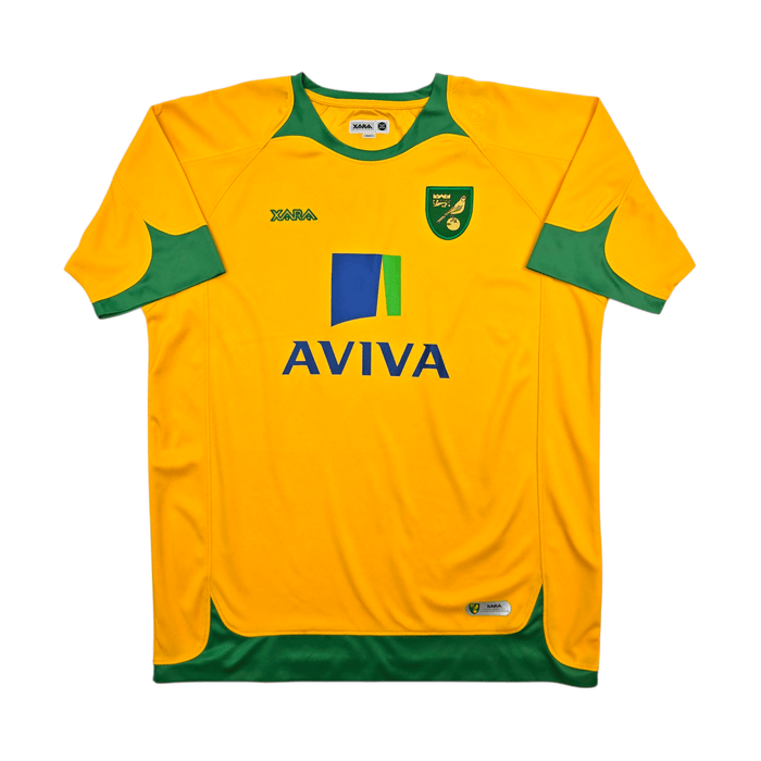 2008/10 Norwich City Home Football Shirt (L) Xara - Football Finery - FF305492
