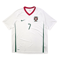 2008/10 Portugal Away Football Shirt (XL) Nike 7 Ronaldo - Football Finery - FF303998