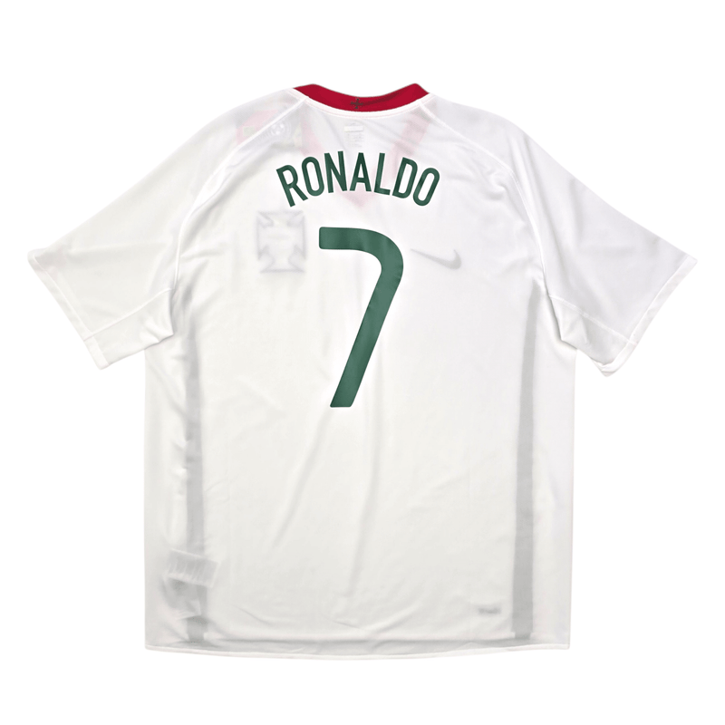 2008/10 Portugal Away Football Shirt (XL) Nike 7 Ronaldo - Football Finery - FF303998