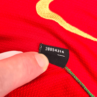 2008/10 Portugal Home Football Shirt (S) Nike - Football Finery - FF304221