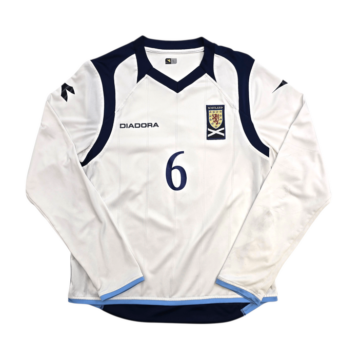 2008/10 Scotland Away Football Shirt (L) Diadora 6 - Football Finery - FF302030