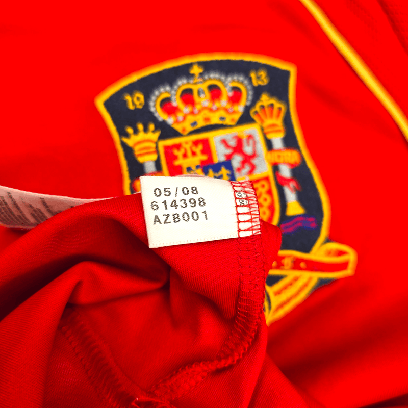 2008/10 Spain Home Football Shirt (L) Adidas 7 Villa - Football Finery - FF301512