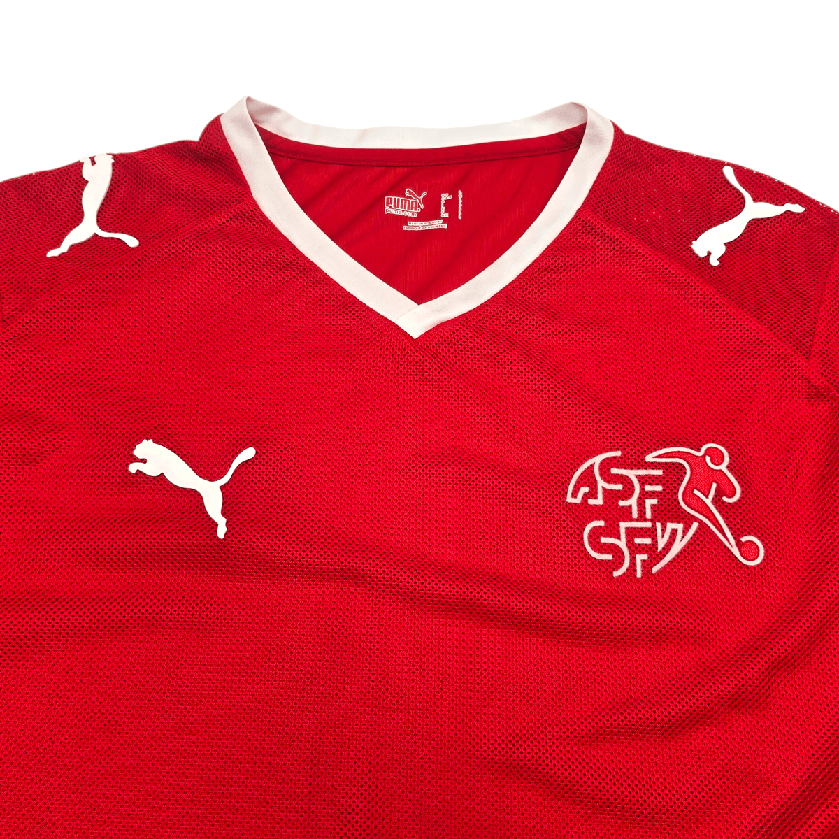 2008/10 Switzerland Home Football Shirt (L) Puma - Football Finery - FF305382