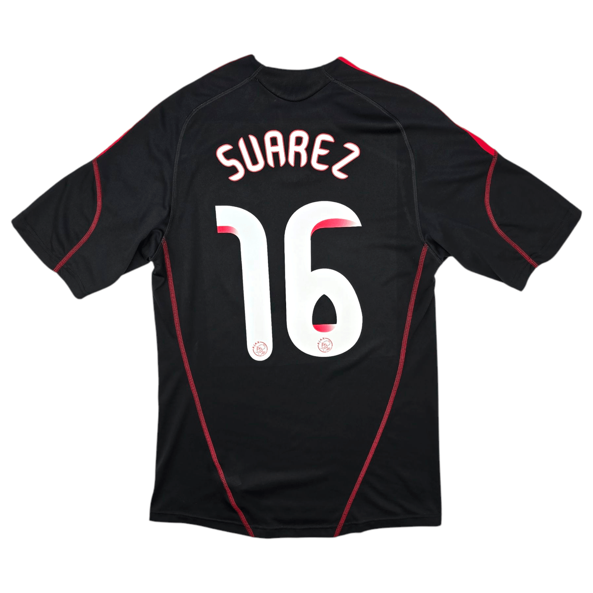 2009/10 Ajax Away Football Shirt (M) Adidas 16 Suraez - Football Finery - FF301157