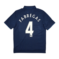 2009/10 Arsenal Away Football Shirt (L) Nike #4 Fabregas - Football Finery - FF300929