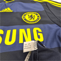 2009/10 Chelsea Away Football Shirt (M) Adidas 39 Anelka (Player Version) - Football Finery - FF302584