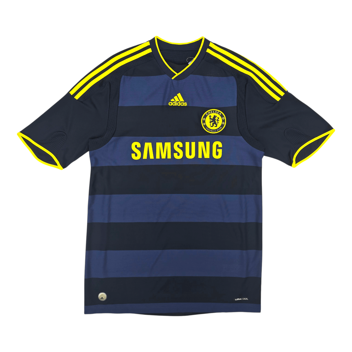 2009/10 Chelsea Away Football Shirt (M) Adidas 39 Anelka (Player Version) - Football Finery - FF302584