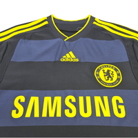 2009/10 Chelsea Away Football Shirt (M) Adidas 39 Anelka (Player Version) - Football Finery - FF302584