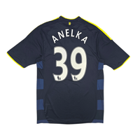 2009/10 Chelsea Away Football Shirt (M) Adidas 39 Anelka (Player Version) - Football Finery - FF302584