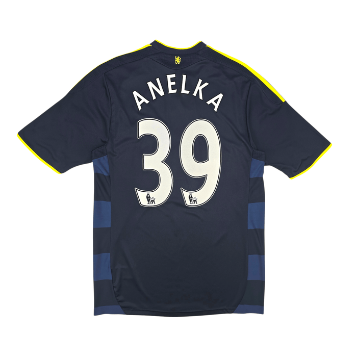 2009/10 Chelsea Away Football Shirt (M) Adidas 39 Anelka (Player Version) - Football Finery - FF302584