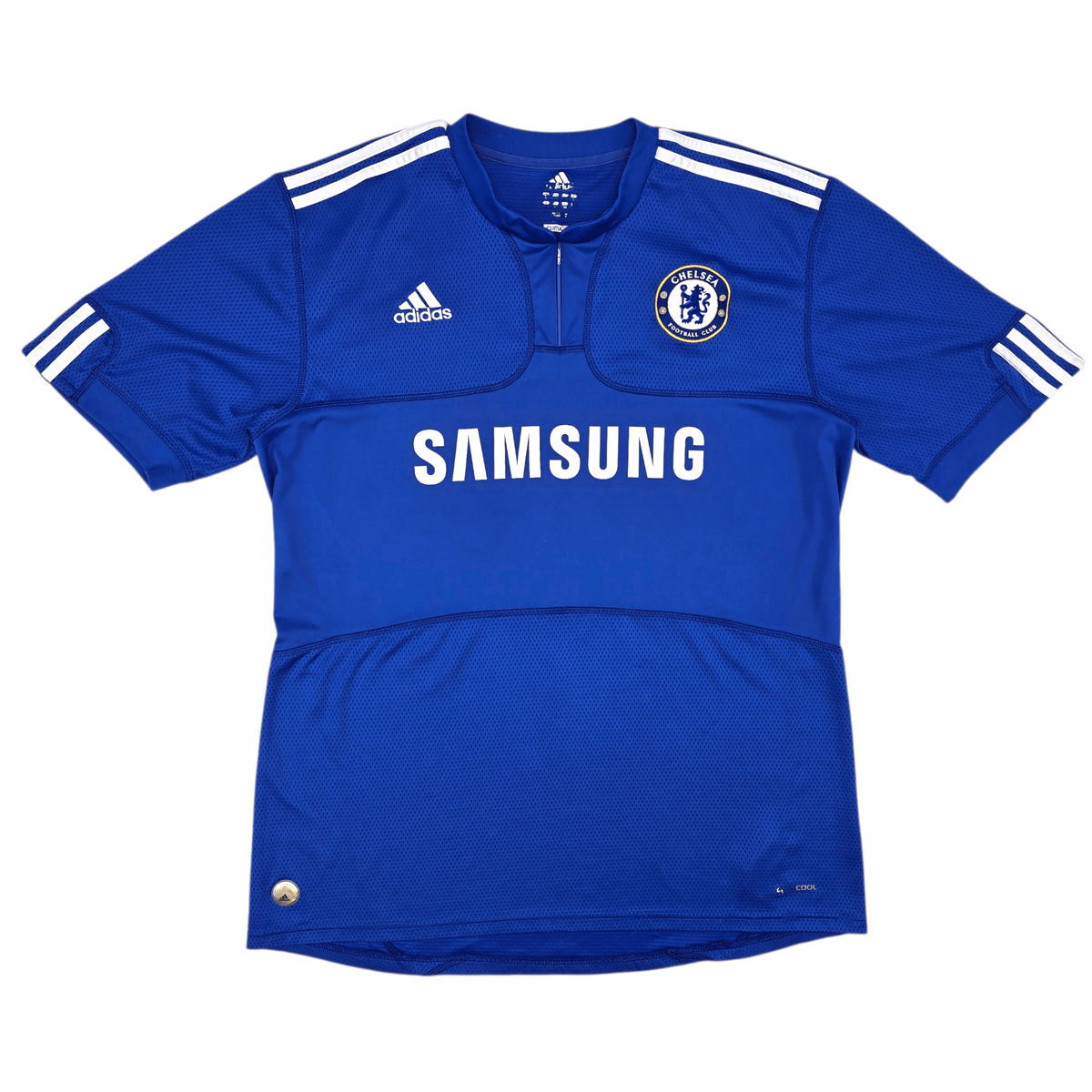 2009/10 Chelsea Home Football Shirt (L) Adidas 11 Drogba - Football Finery - FF301452