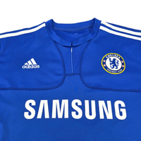 2009/10 Chelsea Home Football Shirt (XL) Adidas 11 Drogba - Football Finery - FF302154