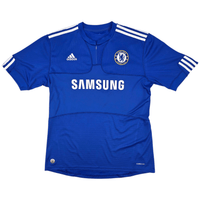 2009/10 Chelsea Home Football Shirt (XL) Adidas 11 Drogba - Football Finery - FF302154