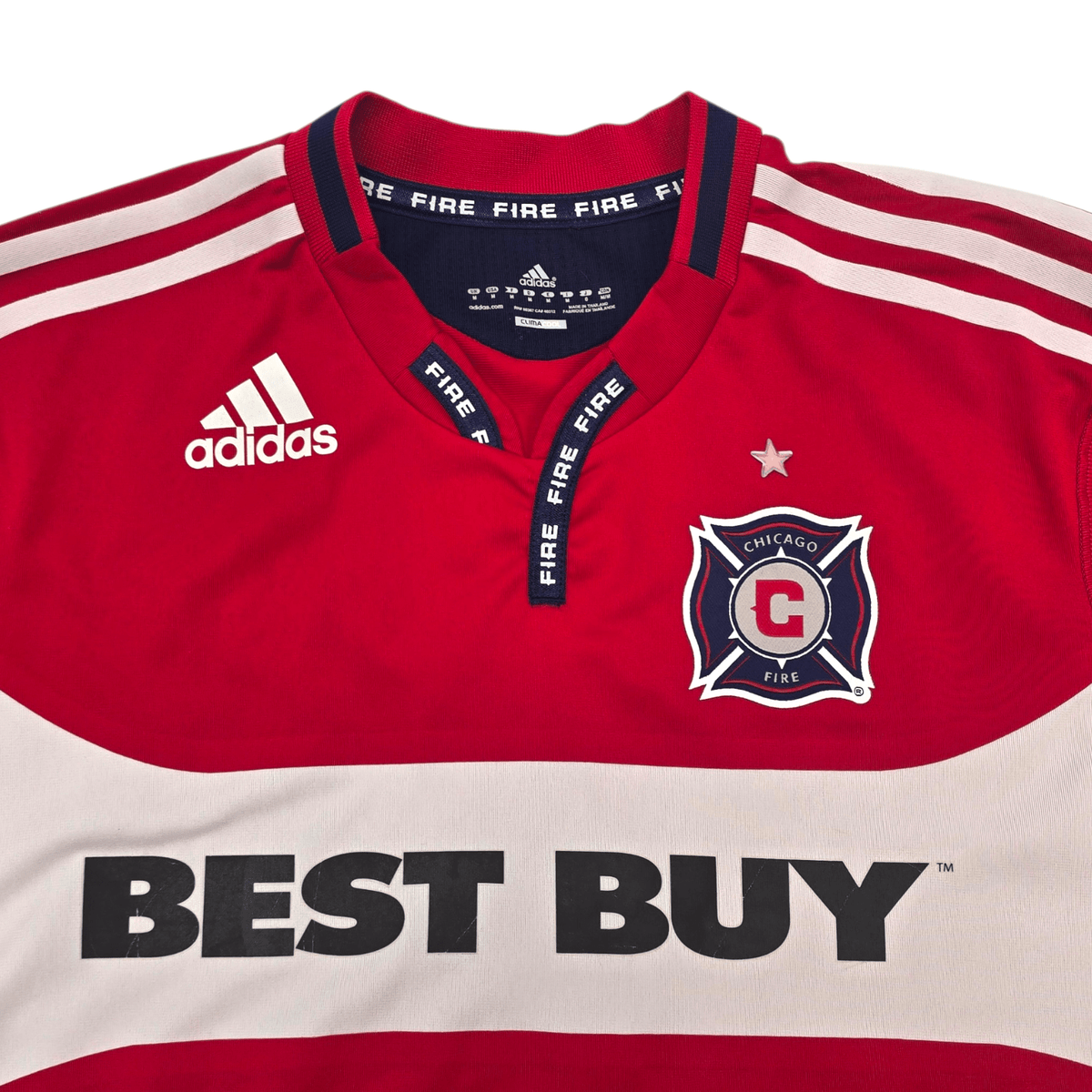 2009/10 Chicago Fire Home Football Shirt (M) Adidas 8 Ljungberg (Player Version) - Football Finery - FF304621