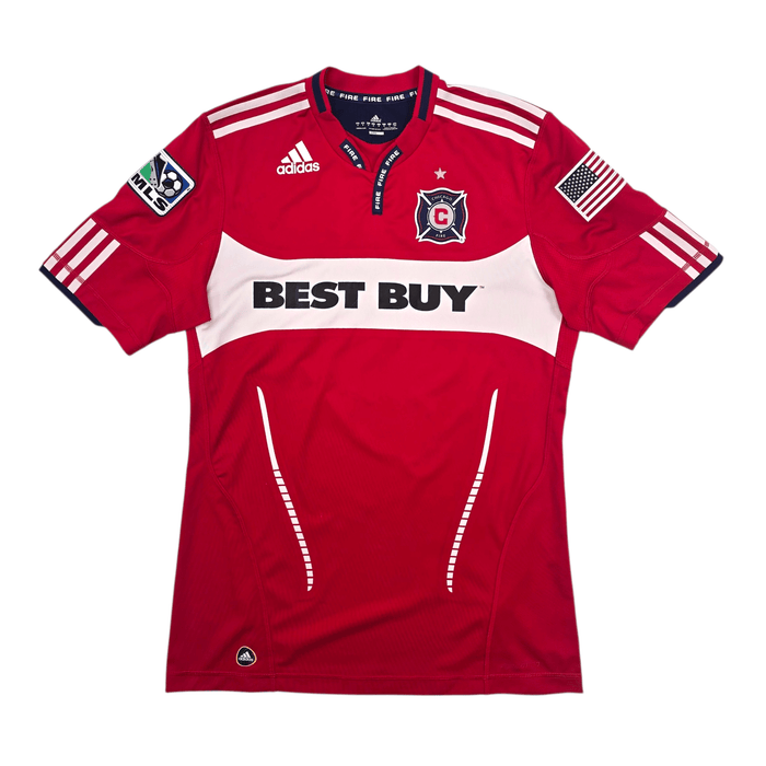 2009/10 Chicago Fire Home Football Shirt (M) Adidas 8 Ljungberg (Player Version) - Football Finery - FF304621