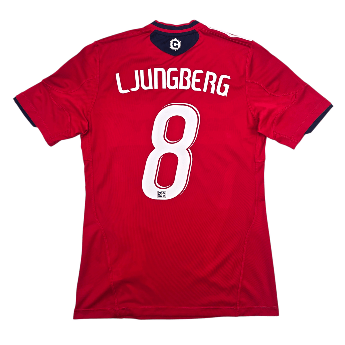 2009/10 Chicago Fire Home Football Shirt (M) Adidas 8 Ljungberg (Player Version) - Football Finery - FF304621