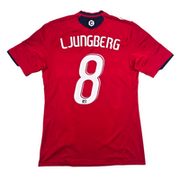 2009/10 Chicago Fire Home Football Shirt (M) Adidas 8 Ljungberg (Player Version) - Football Finery - FF304621