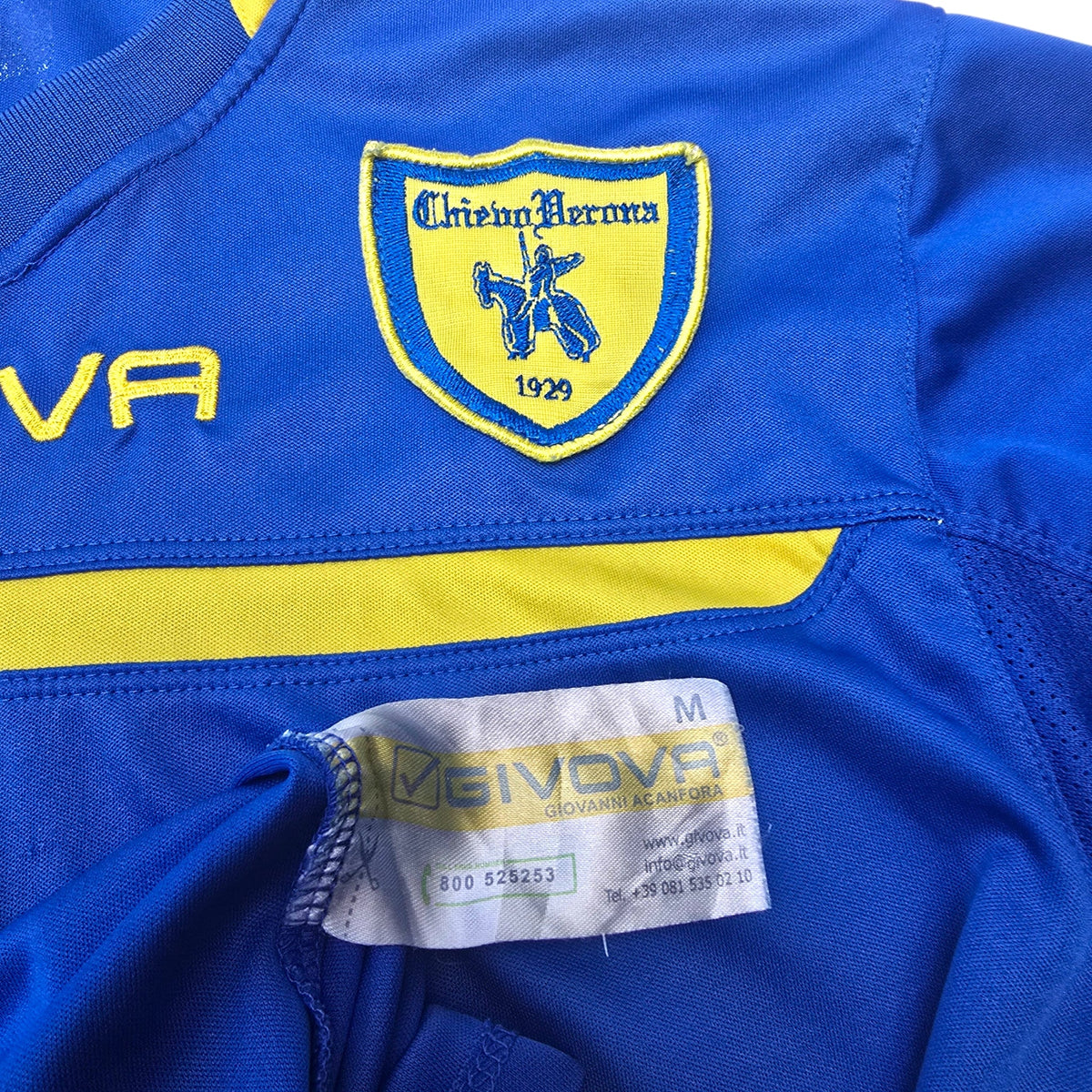 2009/10 Chievo Verona Training Shirt (M) Givova - Football Finery - FF305640
