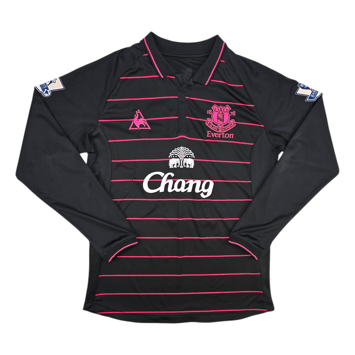 2009/10 Everton Away Football Shirt (M) Le Coq Sportif 17 Cahill - Football Finery - FF300557