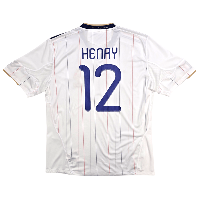 2009/10 France Away Football Shirt (XL) Adidas 12 Henry - Football Finery - FF302968