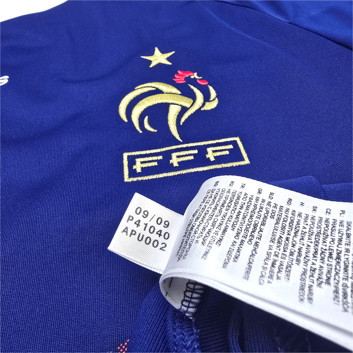 2009/10 France Home Football Shirt (L) Adidas 7 Ribery - Football Finery - FF302967