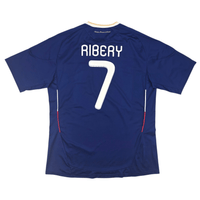 2009/10 France Home Football Shirt (L) Adidas 7 Ribery - Football Finery - FF302967