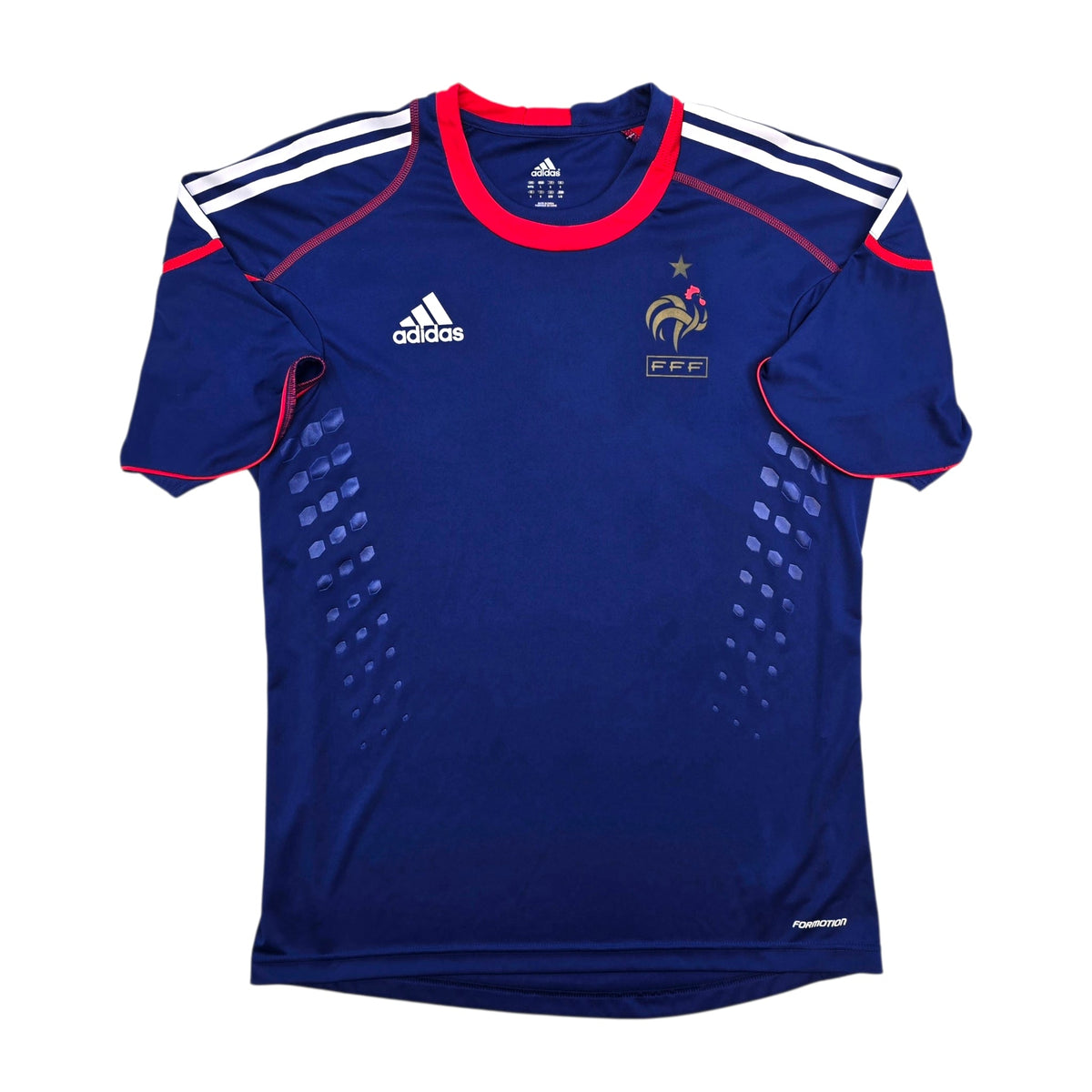 2009/10 France Training Shirt (L) Adidas - Football Finery - FF304380