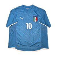 2009/10 Italy Home Football Shirt (XL) Puma 10 De Rossi (Conferations Cup) - Football Finery - FF305345
