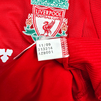 2009/10 Liverpool Home Football Shirt (M) Adidas 9 Torres - Football Finery - FF301667
