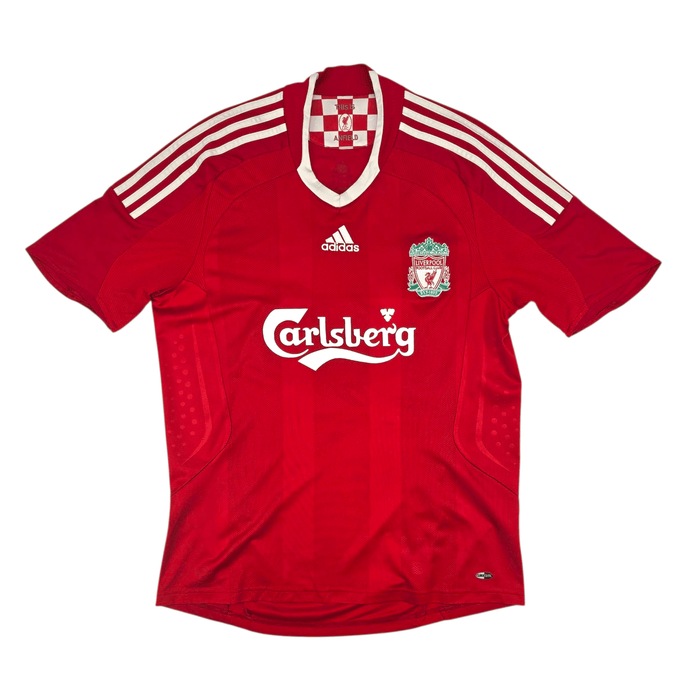 2009/10 Liverpool Home Football Shirt (M) Adidas 9 Torres - Football Finery - FF301667